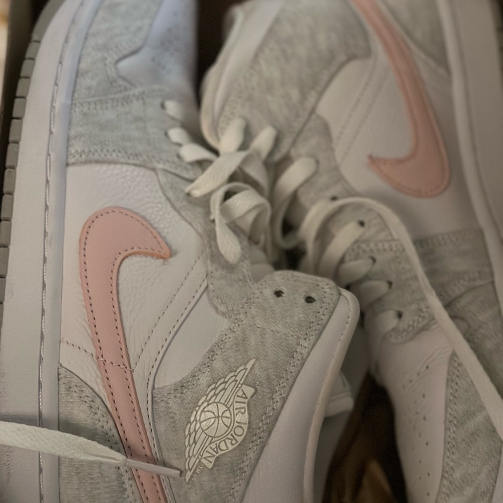 Nike Air Jordan Women's Sneakers - White and Pink